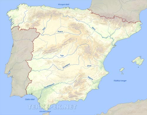 Spanyolország vízrajza